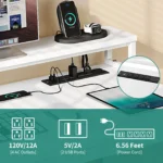 L-Shaped Gaming Computer Desk with Storage