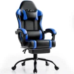 Ergonomic Gaming Chair with Footrest