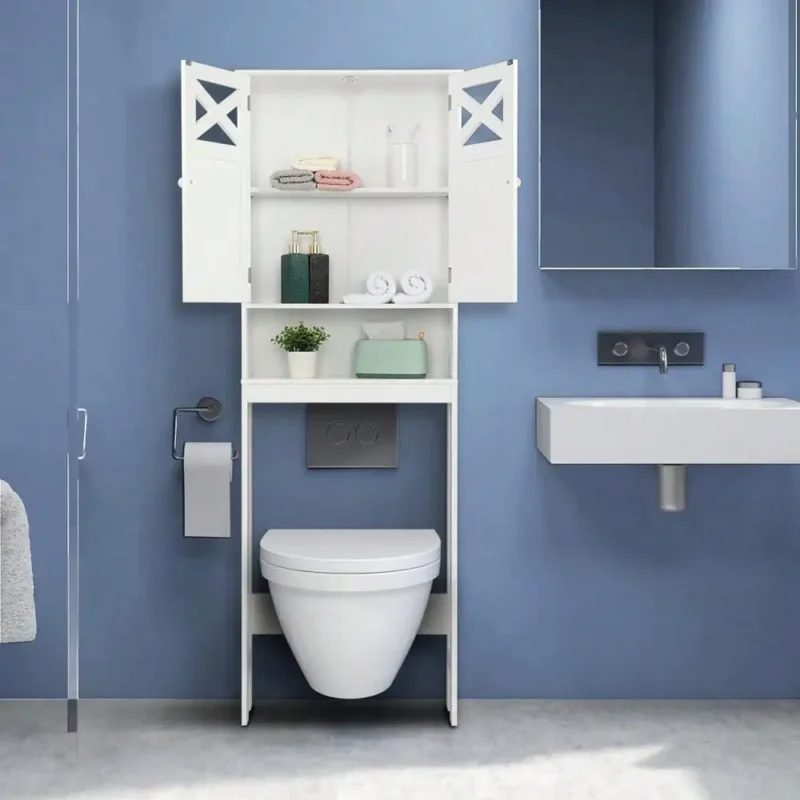 Over The Toilet Space Saver Cabinet Storage